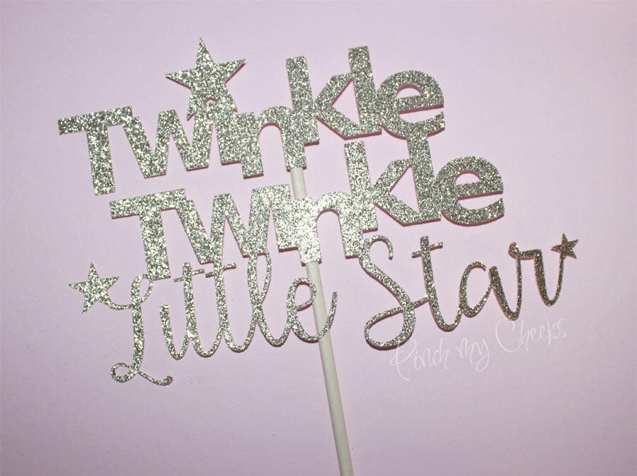 Twinkle Twinkle Little Star Cake topper