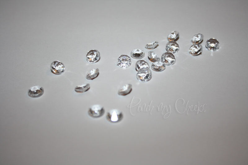400 Crystal Clear Confetti Party Diamonds